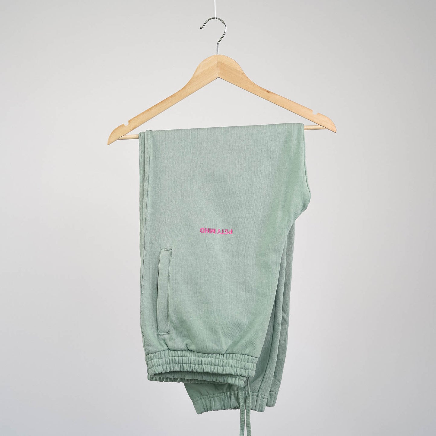 PSTV MND Boxy Bundle Sweatshirt & Basic Pants - Soft Sage