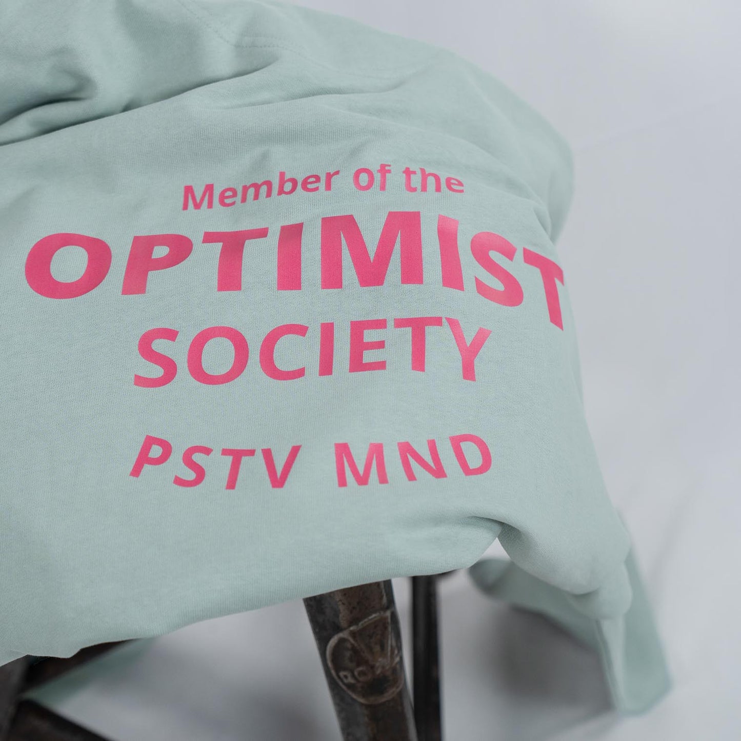 Member of the Optimist Society. Boxy Hoodie