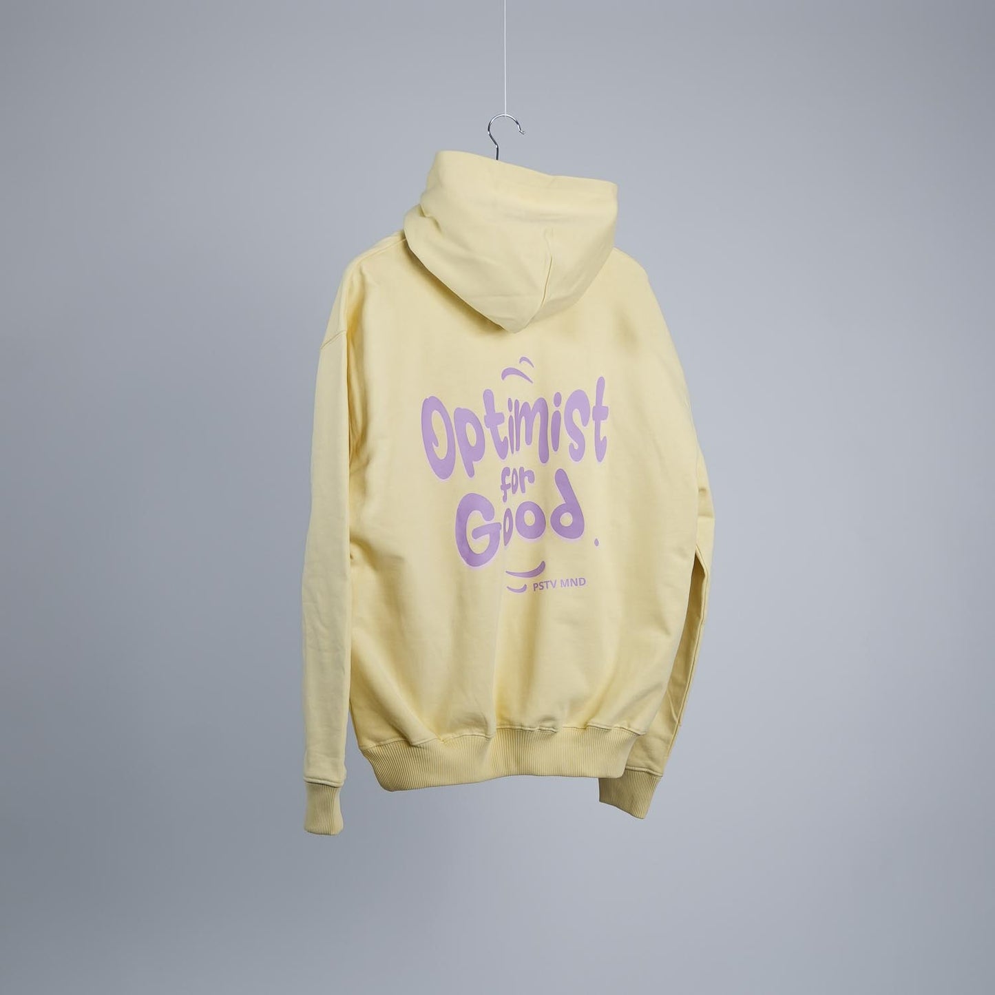 Optimist for Good. Boxy Hoodie in Butter Yellow