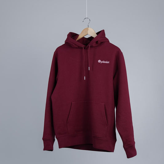 Optimist. Classic Hoodie in Rich Wine Red
