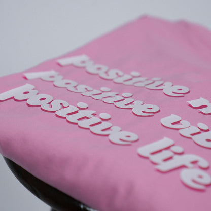 Positive Mind, Vibes, Life. Basic T-Shirt