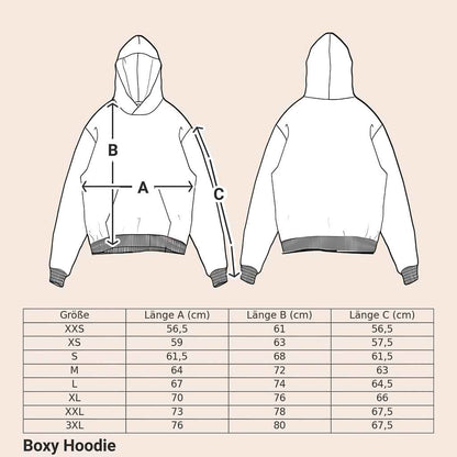 Member of the Optimist Society. Boxy Hoodie