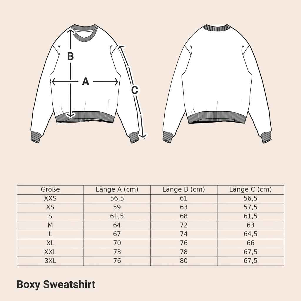 Wear the sunscreen. Boxy Sweatshirt