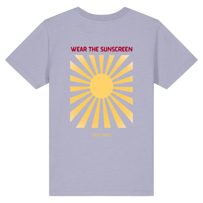 Wear the sunscreen. Kids Basic T-Shirt