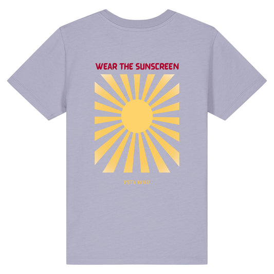 Wear the sunscreen. Kids Basic T-Shirt