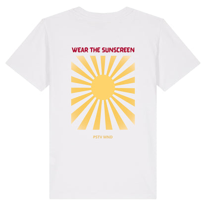 Wear the sunscreen. Kids Basic T-Shirt