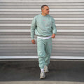PSTV MND Boxy Bundle Sweatshirt & Basic Pants - Soft Sage