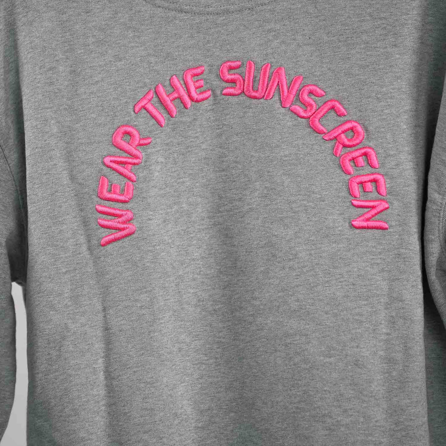 Wear the sunscreen. Boxy Sweatshirt